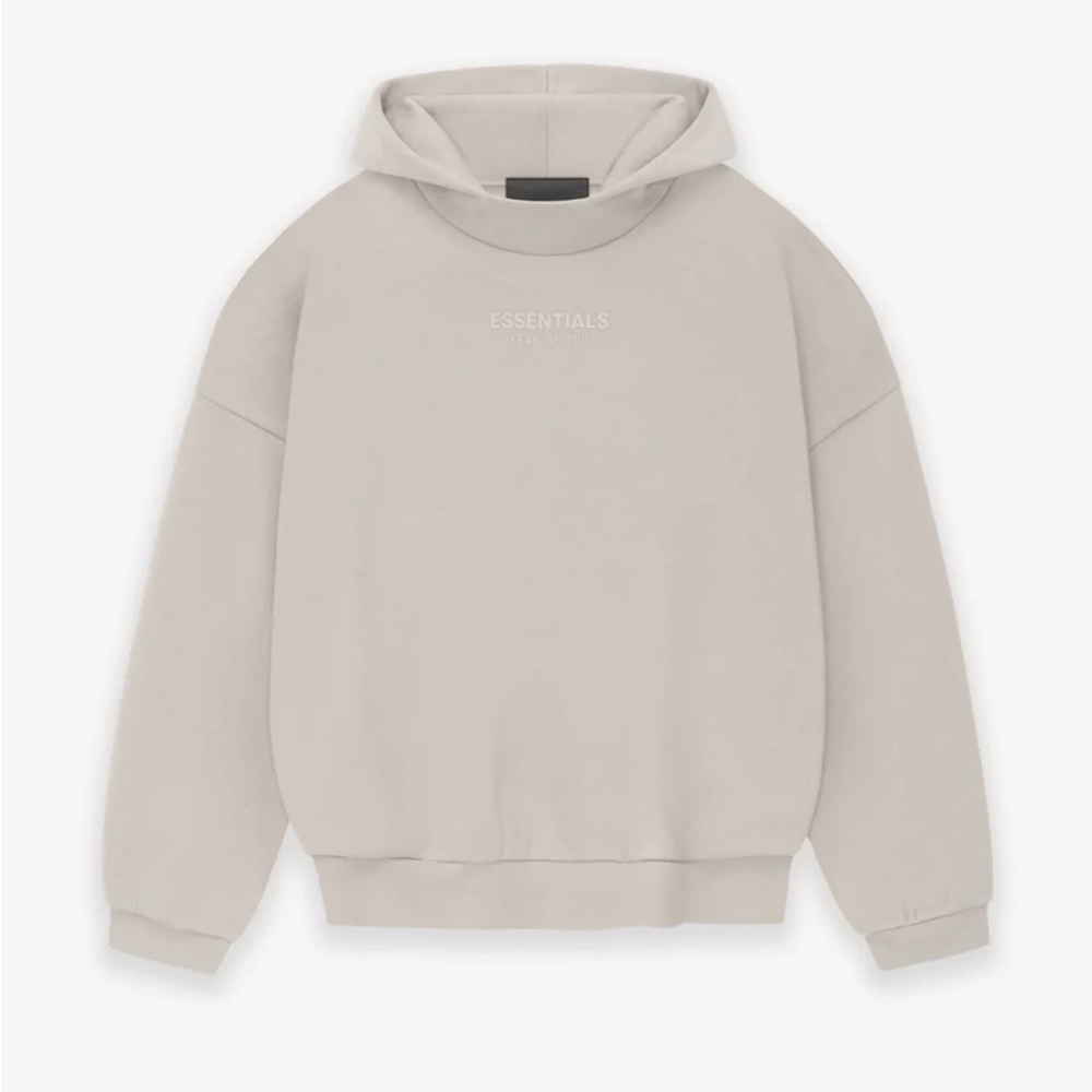 Essentials Hoodie (silver cloud) XXS